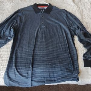 Tommy Hilfer 'Golf' Men's long sleeve Polo (Lrg)